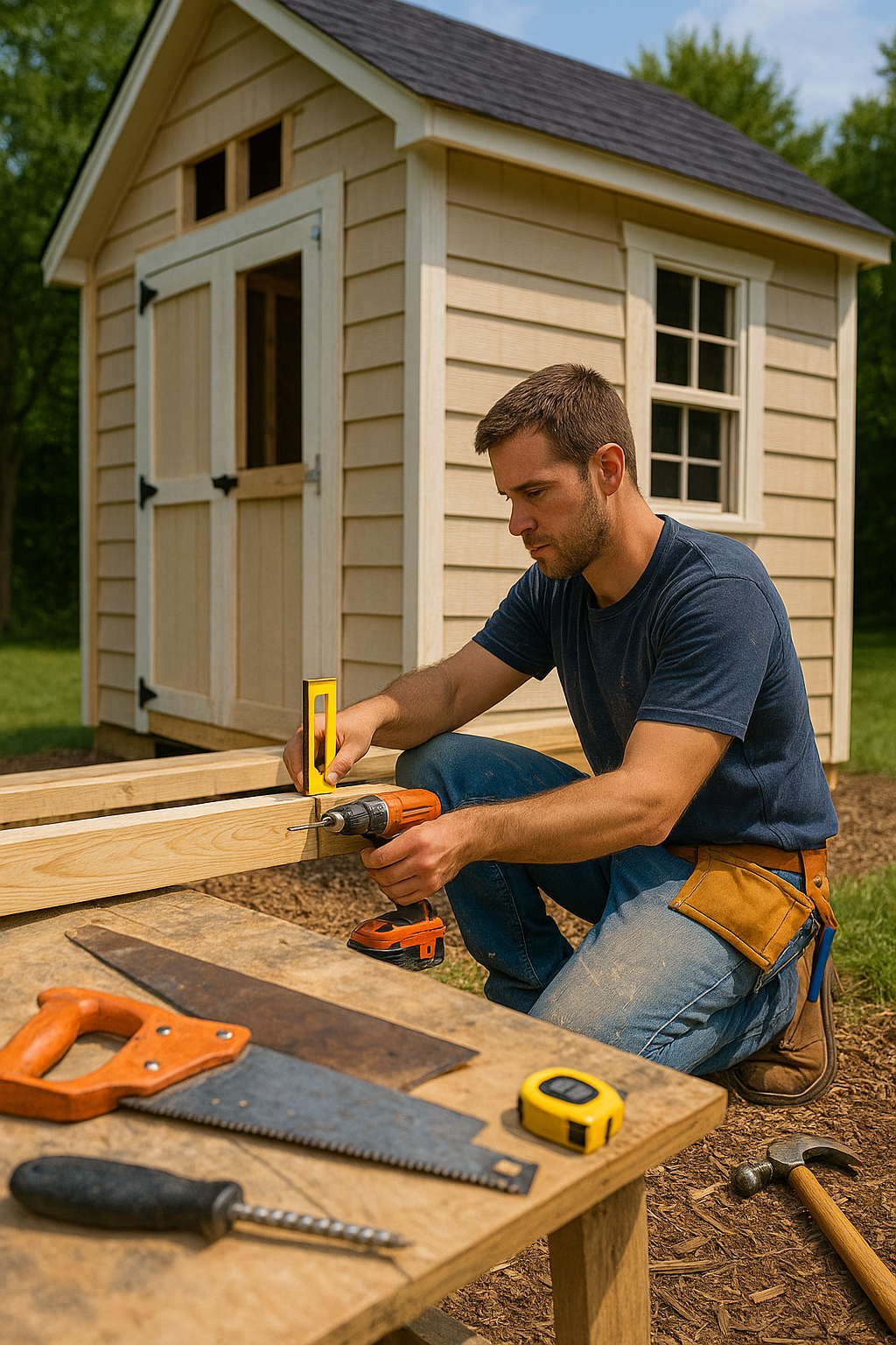 Shed construction project